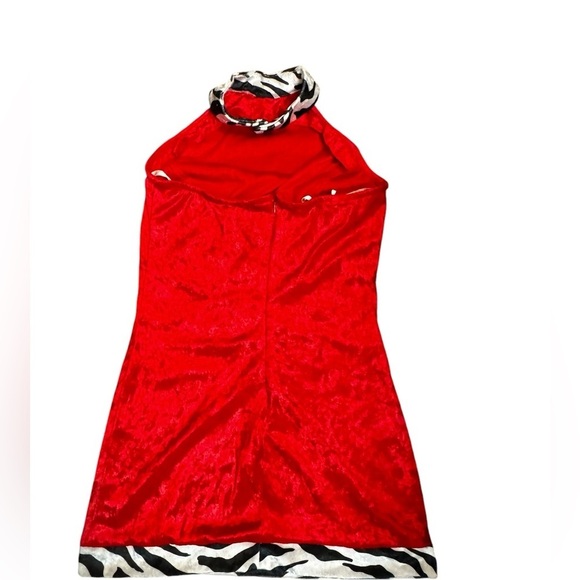 COSTUME RED HOT MAMA Sexy Women’s Halloween Size M Escort Pretty Woman Dress EUC - Picture 4 of 14
